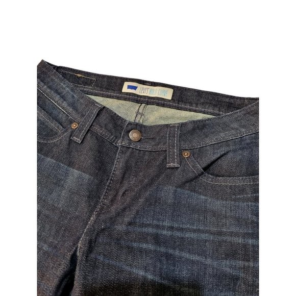 Levis Bold Curve Womens Indigo Denim Bootcut Leg Jeans Size 11 - W31 X L32 - Picture 6 of 9